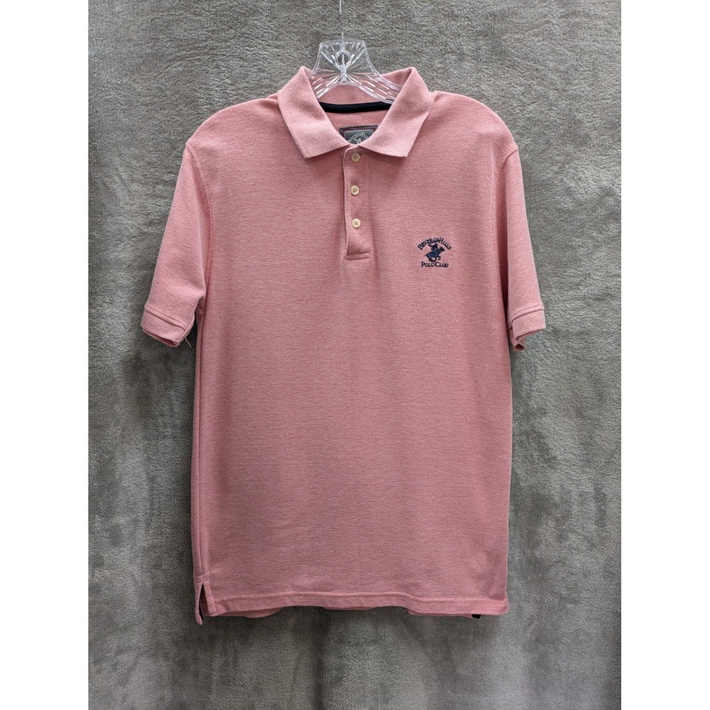 Mens‎ Polo Shirt Small Modern Fit Pink
